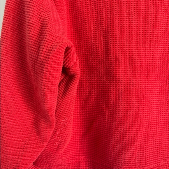 Athleta waffle Half-Zip Top - Cardinal Red, XS - Picture 5 of 5